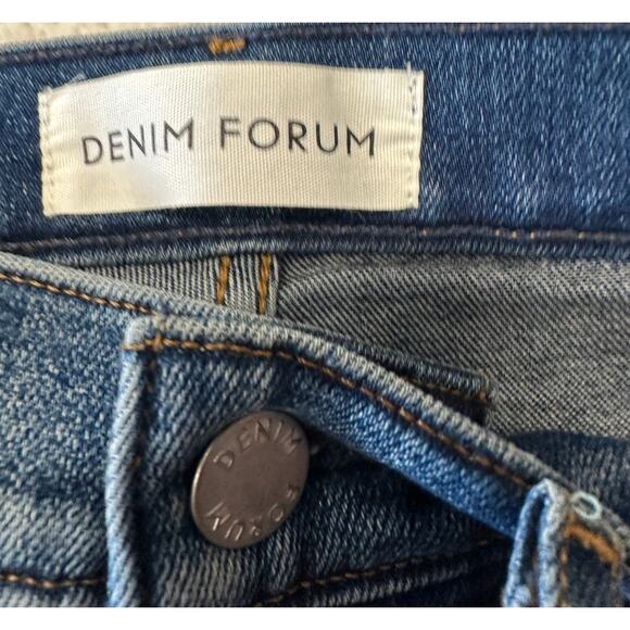 Aritzia Denim Forum Womens The Jane Mid Rise Boot Jeans Size 23 - Picture 5 of 11